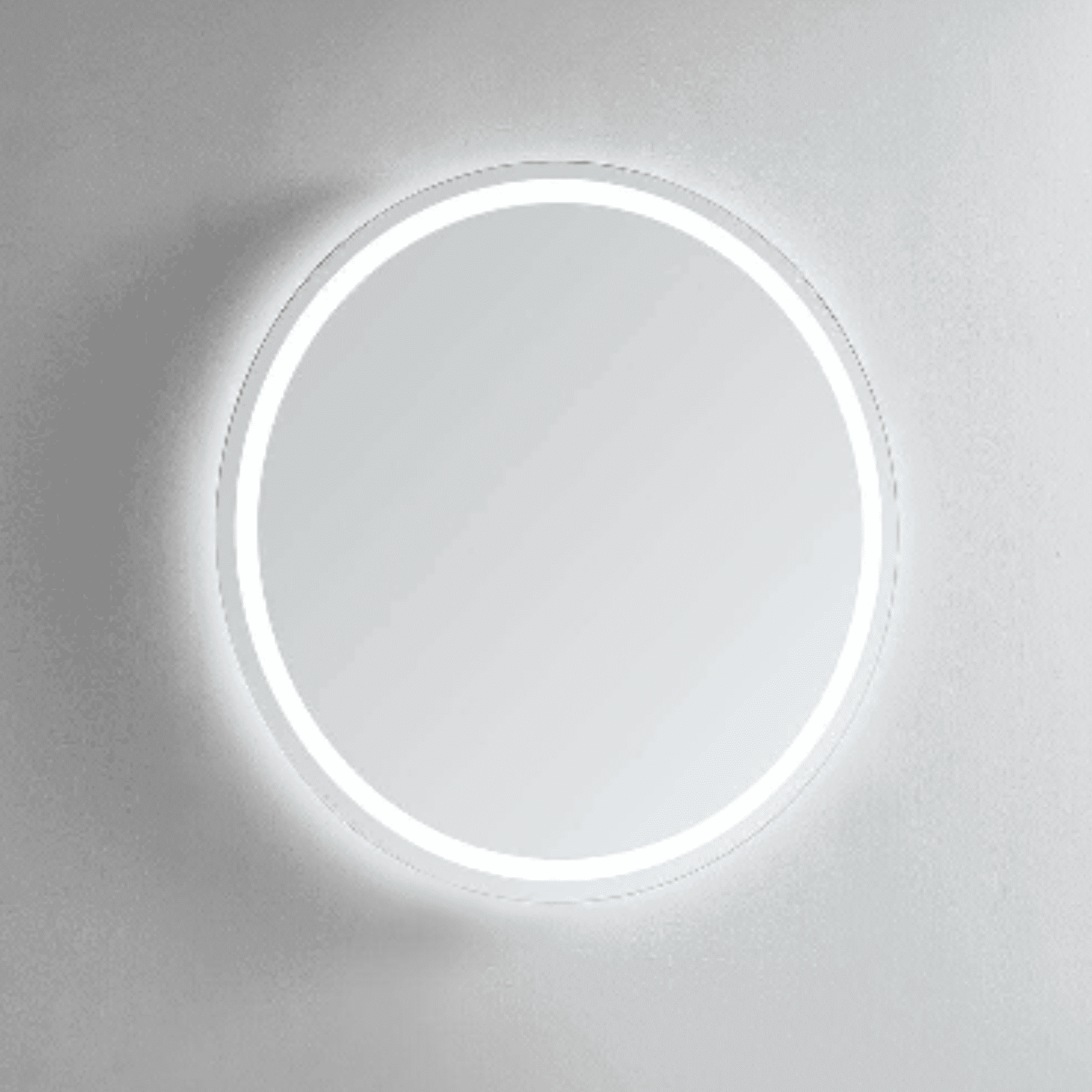 Luna 60" Round LED Lighted Bathroom Vanity Mirror