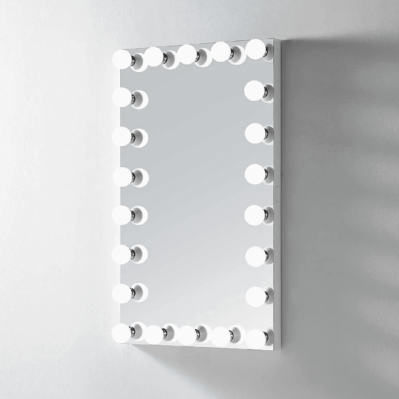 Modern Mirrors Galaxy 36 Lighted Hollywood Vanity Mirror with Hollywood Style Dimmable LED Lighting