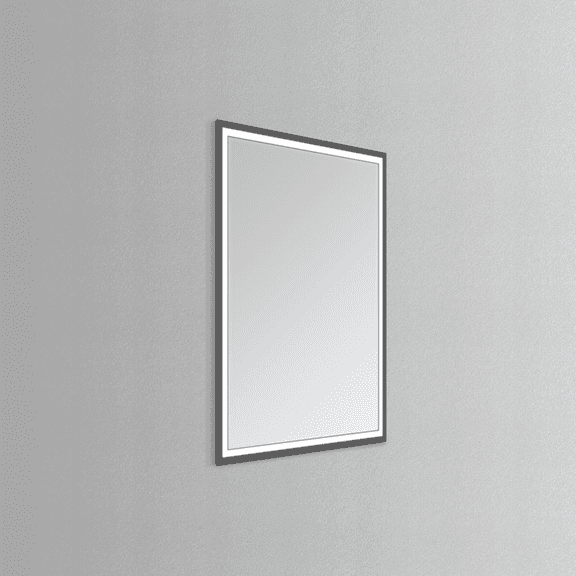 Modern Mirrors Jupiter Illuminated Cabinet Vanity Mirror and Compartment Storage with 2 Adjustable Glass Shelves