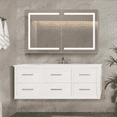 thumbnail image 1 of Modern Mirrors Laurant Single Bathroom Vanity Mirror, Decorative Mirrors for Living Room, Bedroom, Rectangular Wall Mirrors for Bathroom,  24 x 35 inches, Grey, 1 of 6