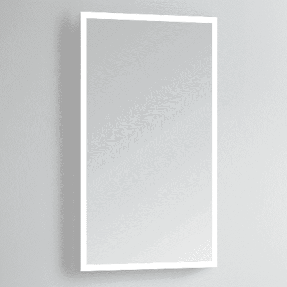 Modern Mirrors Linea Lighted Bathroom Vanity Mirror with Daylight LED Lighting and Dimmer Options