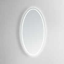 Modern Mirrors Venus Oval Lighted Bathroom Vanity Mirror with Premium Diffused Daylight LED Lighting