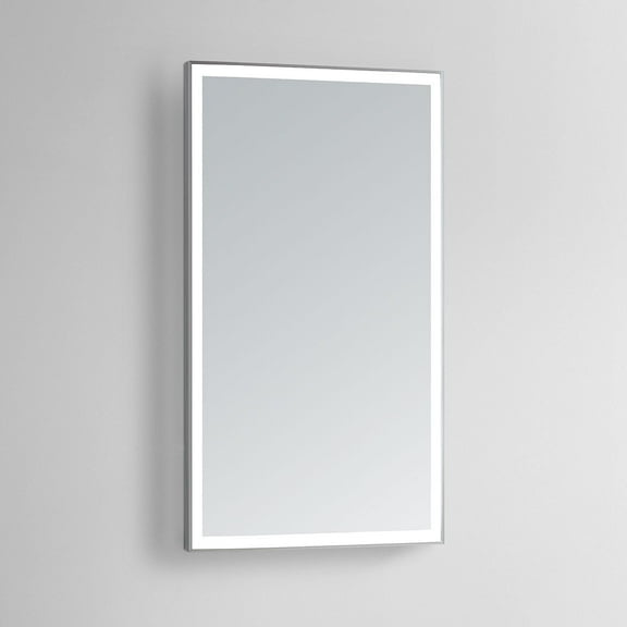 Modern Mirrors Vera Lighted Bathroom Vanity Mirror with Diffused Dimmable Daylight LED Lighting