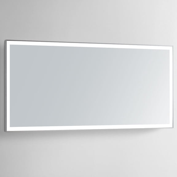 Modern Mirrors Vera Lighted Bathroom Vanity Mirror with Diffused Dimmable Daylight LED Lighting