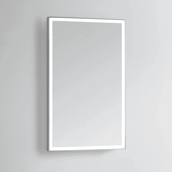 Modern Mirrors Vera Lighted Bathroom Vanity Mirror with Diffused Dimmable Daylight LED Lighting