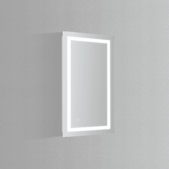 Modern Mirrors Zenith Lighted Bathroom Vanity Mirror with Diffused Dimmable Daylight LED Lighting
