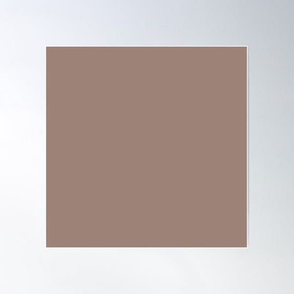 Modern Mocha Poster Wall Art, Modern Wall Decor For Living Room Bedroom, 30x30 UNFRAMED