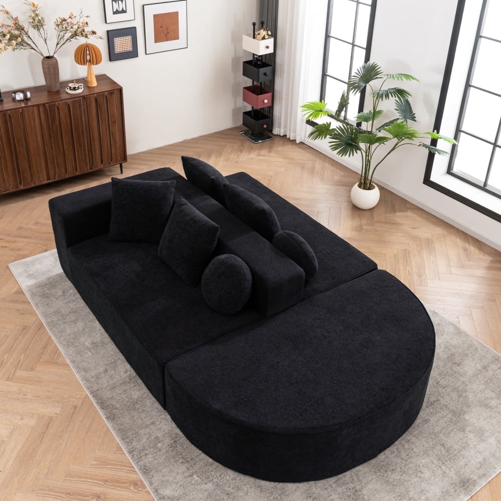 Modern Modular Memory Foam Compression Sofa, Comfortable Living Room ...