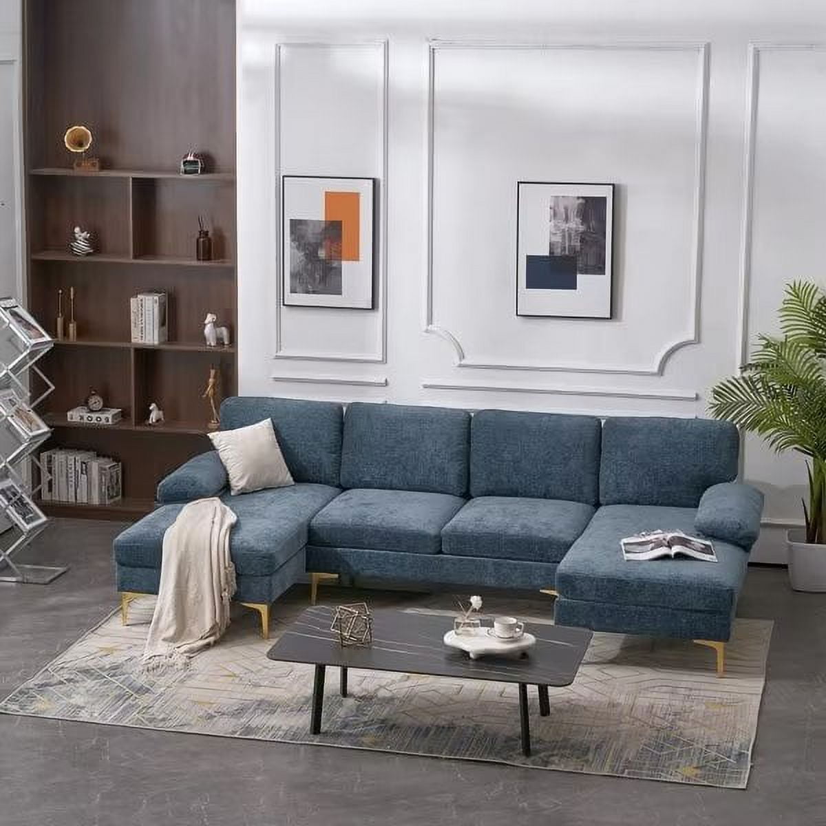 Large modular outlet sectional sofa