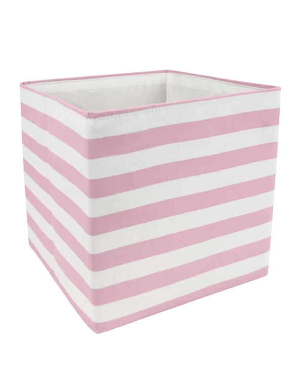 By Gerber Baby Foldable Poly Square Storage Bin, Infant Pink
