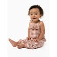 thumbnail image 1 of Modern Moments By Gerber Baby Girl Cotton Romper with Shoulder Straps, Sizes 0/3 Months-24 Months, 1 of 10