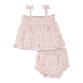 thumbnail image 1 of Modern Moments By Gerber Baby Girl Gauze Tank Top & Short, 2-Piece Outfit Set, (0/3 Months - 24 Months), 1 of 10