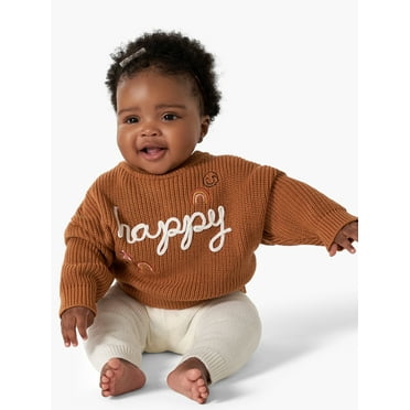 Modern Moments By Gerber Baby Girl Matching Sister Sweater, Sizes 0/3M-18M
