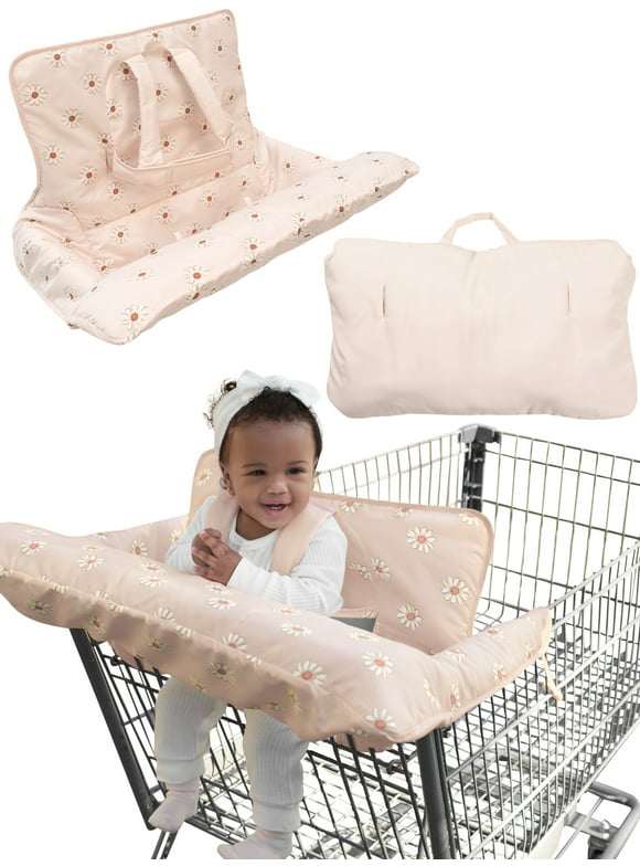 Modern Moments By Gerber Baby Girl Shopping Cart Cover, Pink