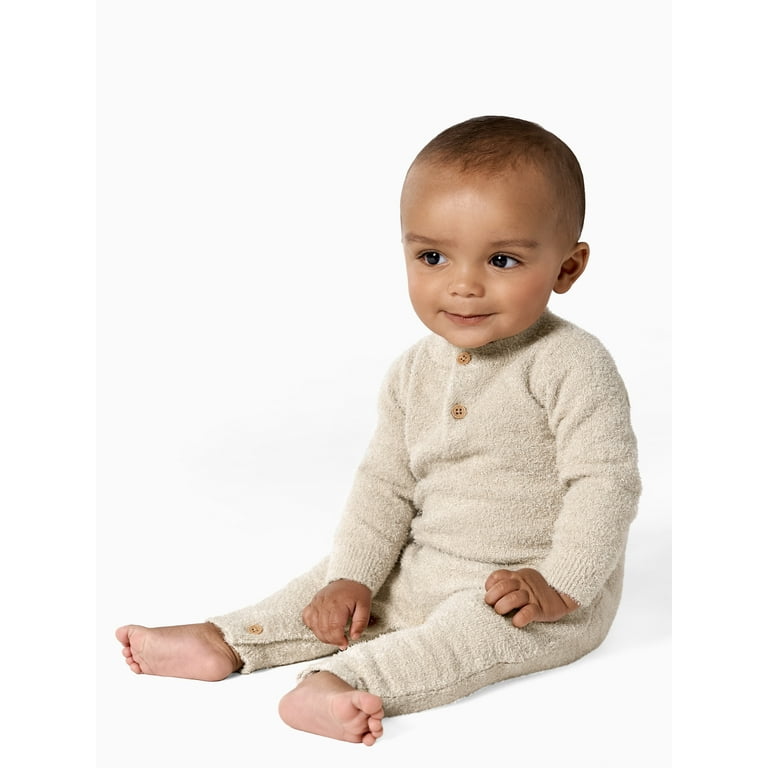 Warm And Trendy: Mustard Knit Joggers for Boys Winter Adventures