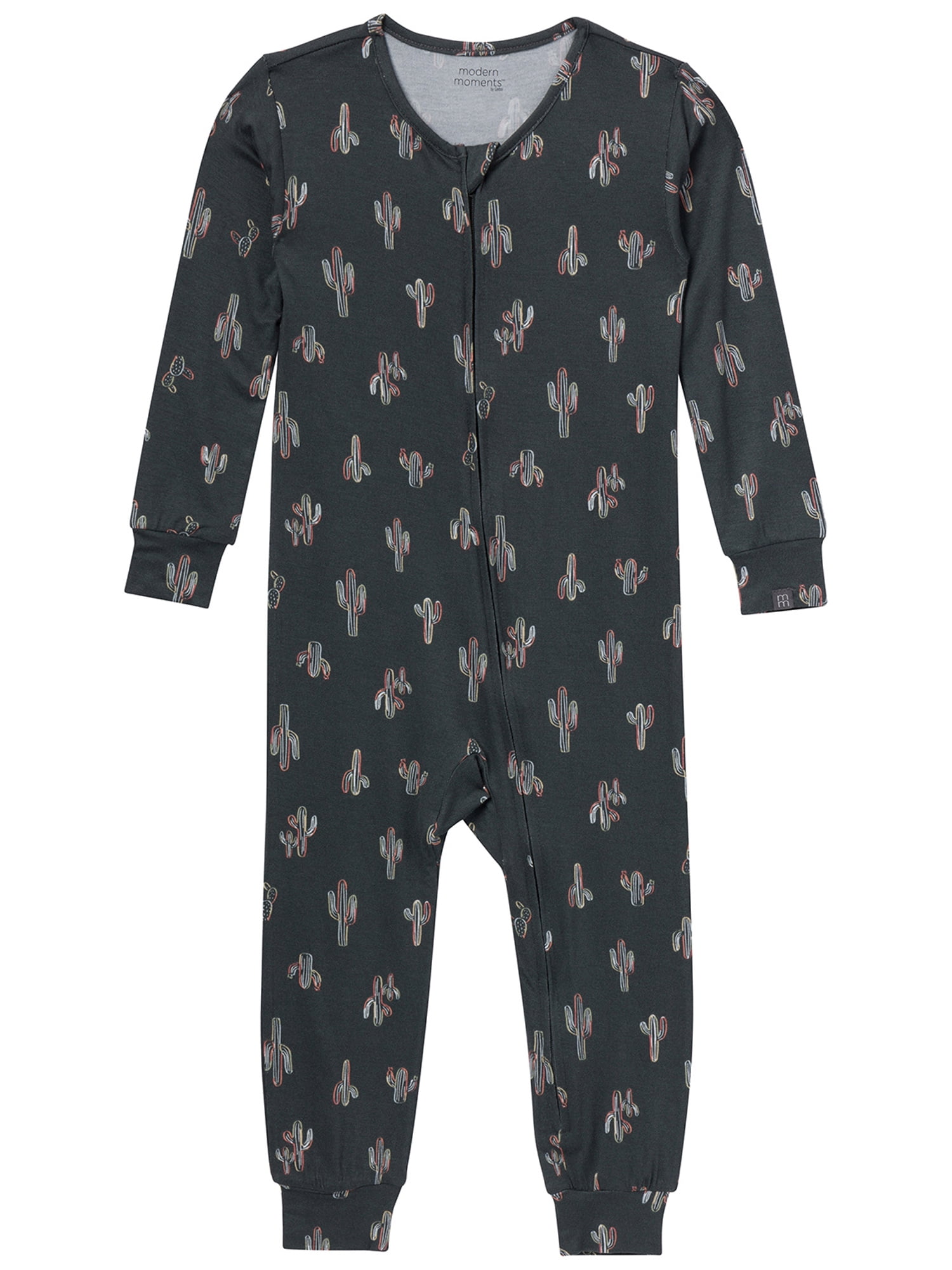 Modern Moments By Gerber Baby and Toddler Neutral Super Soft One-Piece Pajama, Sizes 0/3M - 5T