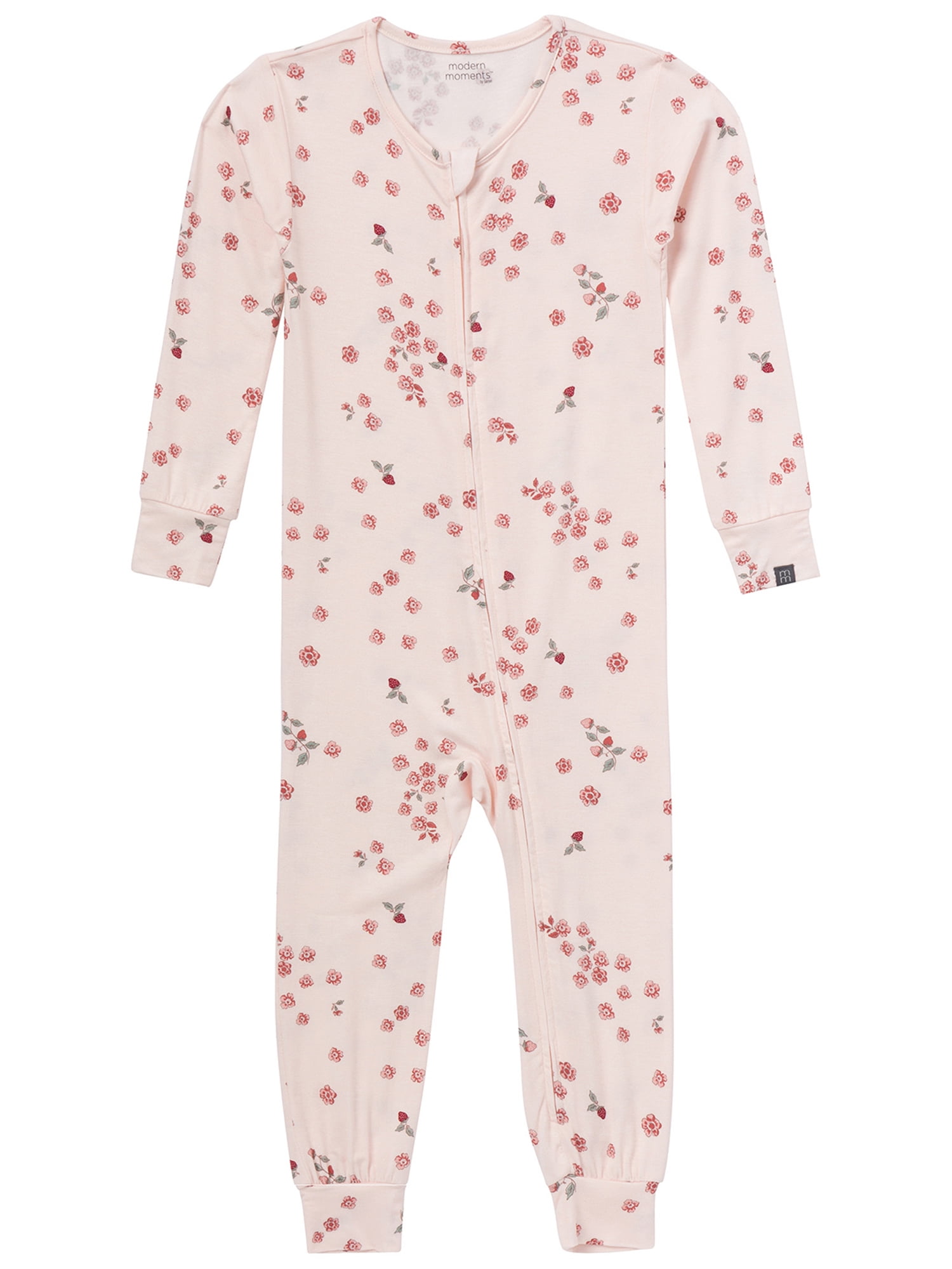 Modern Moments By Gerber Baby and Toddler Neutral Super Soft One-Piece Pajama, Sizes 0/3M - 5T