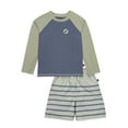 thumbnail image 1 of Modern Moments By Gerber Toddler Boy Rashguard and Swim Trunks Set, 2-pcs, 12M-5T, Multicolor, 1 of 9