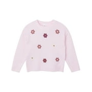 Modern Moments By Gerber Toddler Girl Embroidery Sweater, Sizes 12 Months -5T