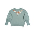 thumbnail image 1 of Modern Moments By Gerber Toddler Girl Sweater with Embroidery, Sizes 12 Months - 5T, 1 of 5
