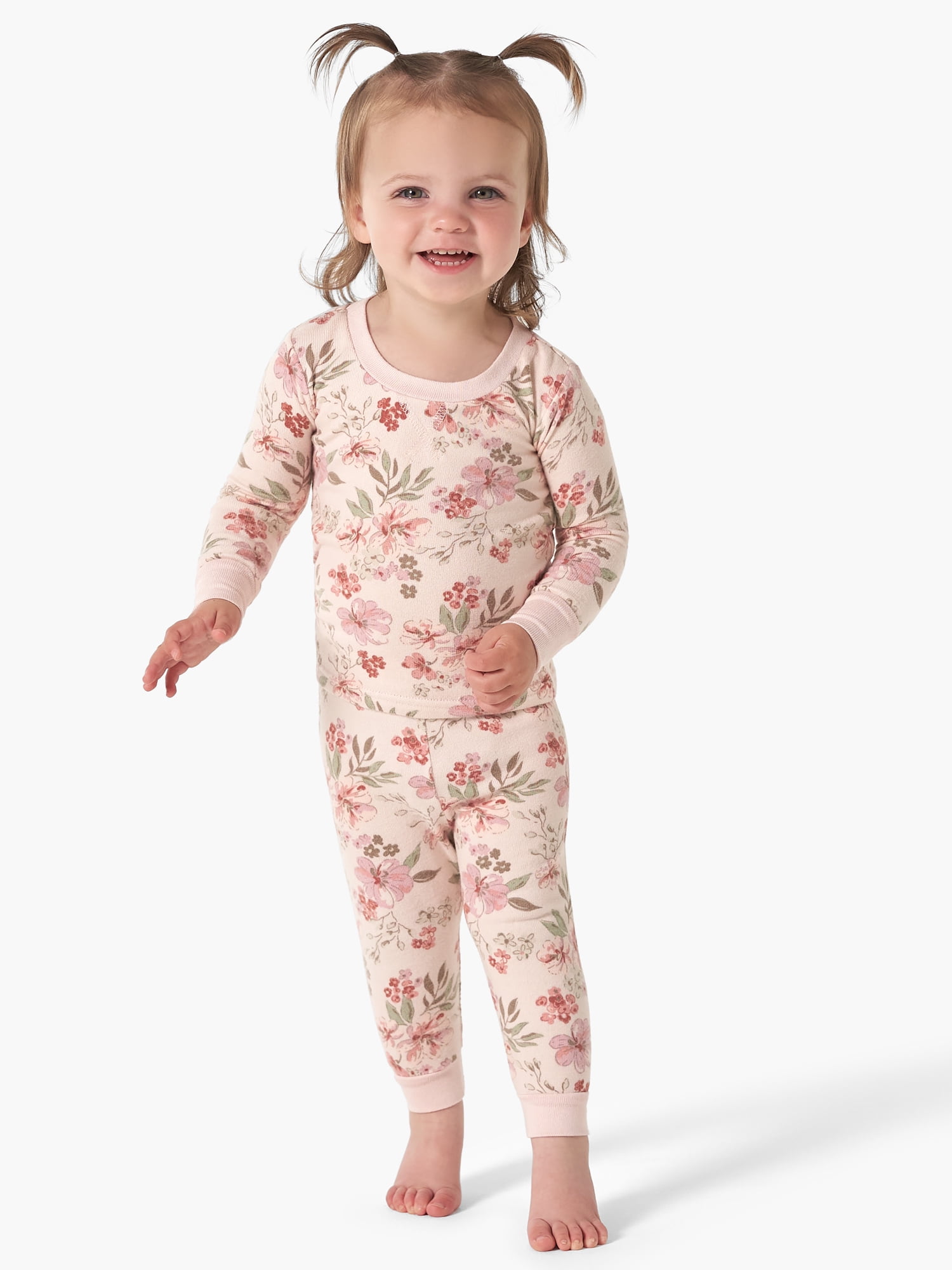 Modern Moments By Gerber Toddler Girl Tight Fitting Pajamas Set, 2