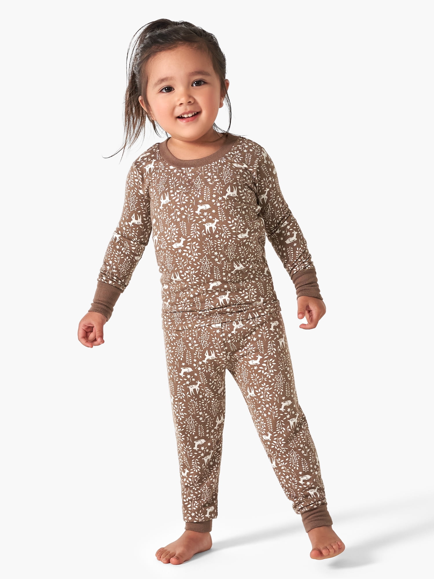 Modern Moments By Gerber Toddler Girl Tight Fitting Pajamas Set, 2