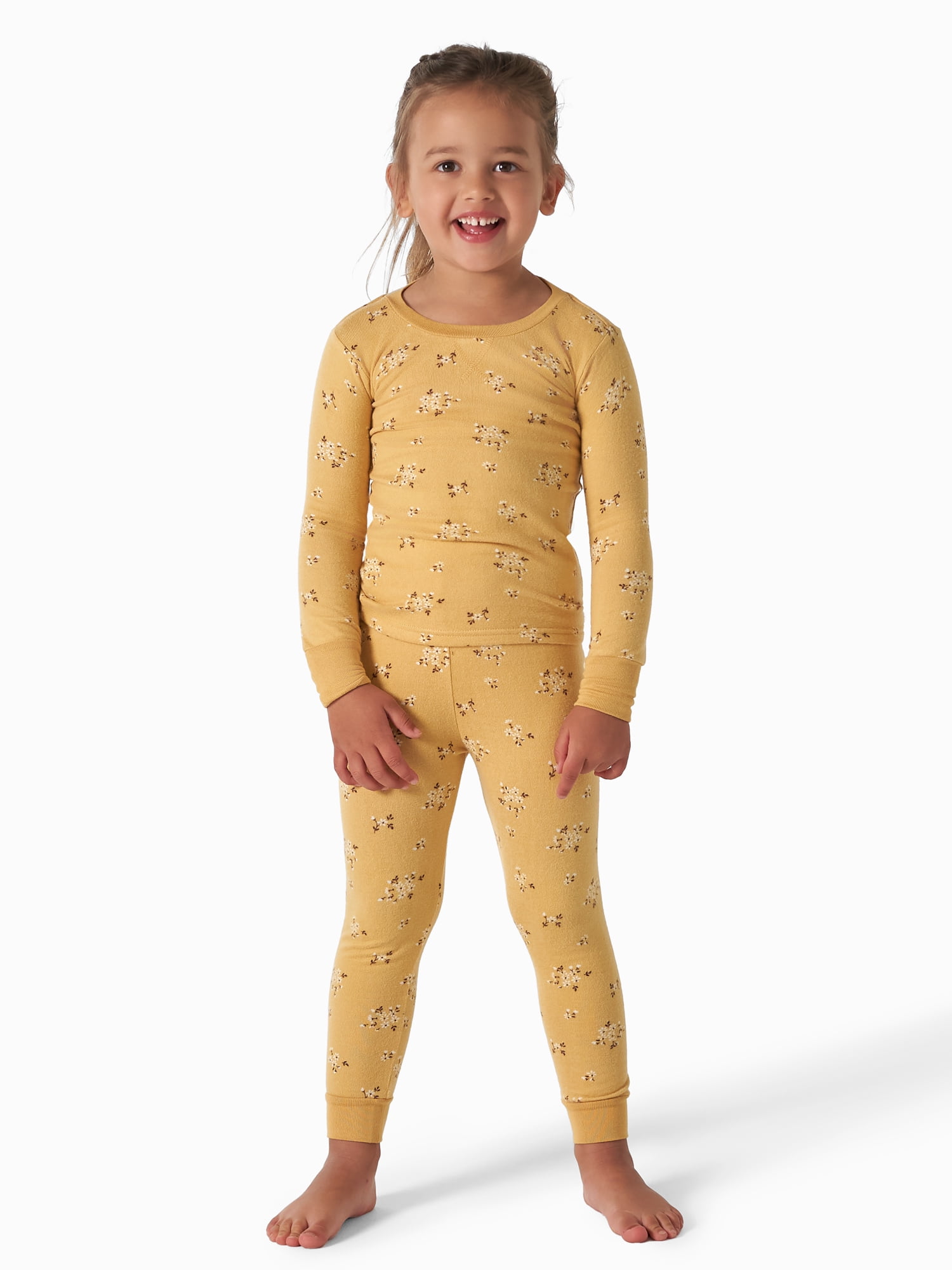 Modern Moments By Gerber Toddler Girl Tight Fitting Pajamas Set, 2Piece, Sizes 12M5T