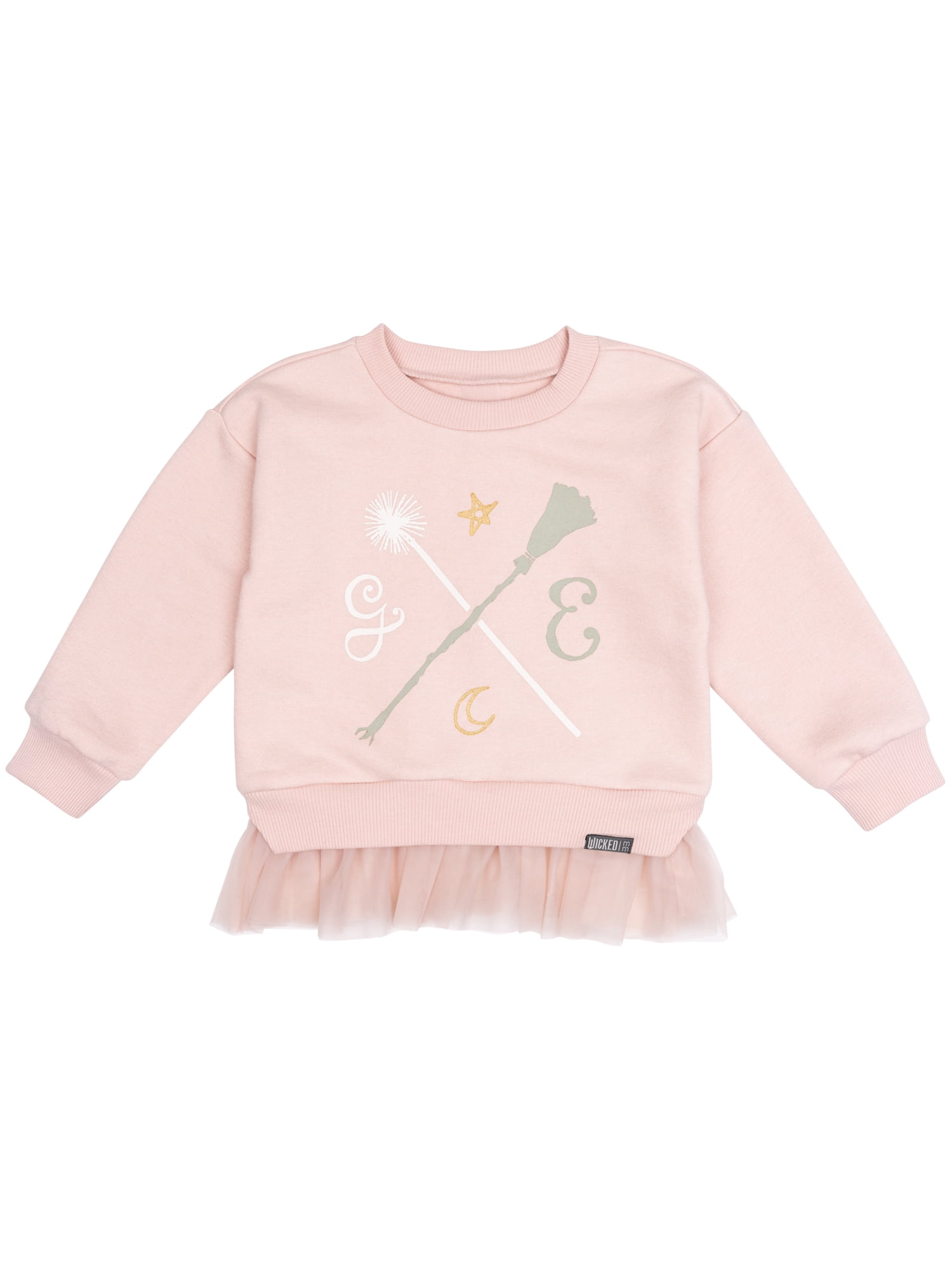Modern Moments Toddler Girl Drop Shoulder Wicked Sweatshirt