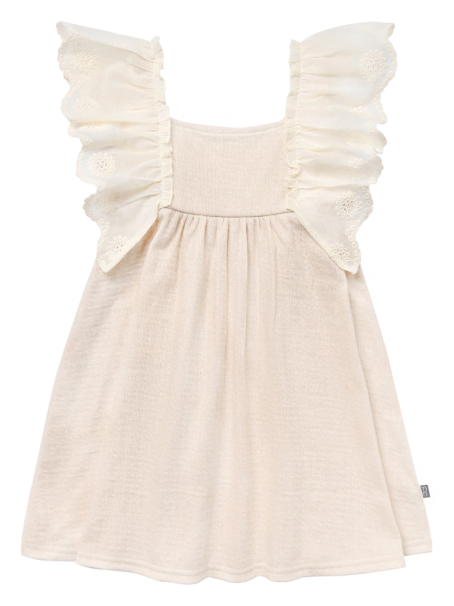 Toddler Girl Eyelet Ruffle Dress, Sizes 12M-5T