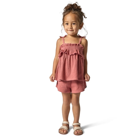 Modern Moments Toddler Girl Smocked Short Set, 2-Piece, Sizes 12M-5T