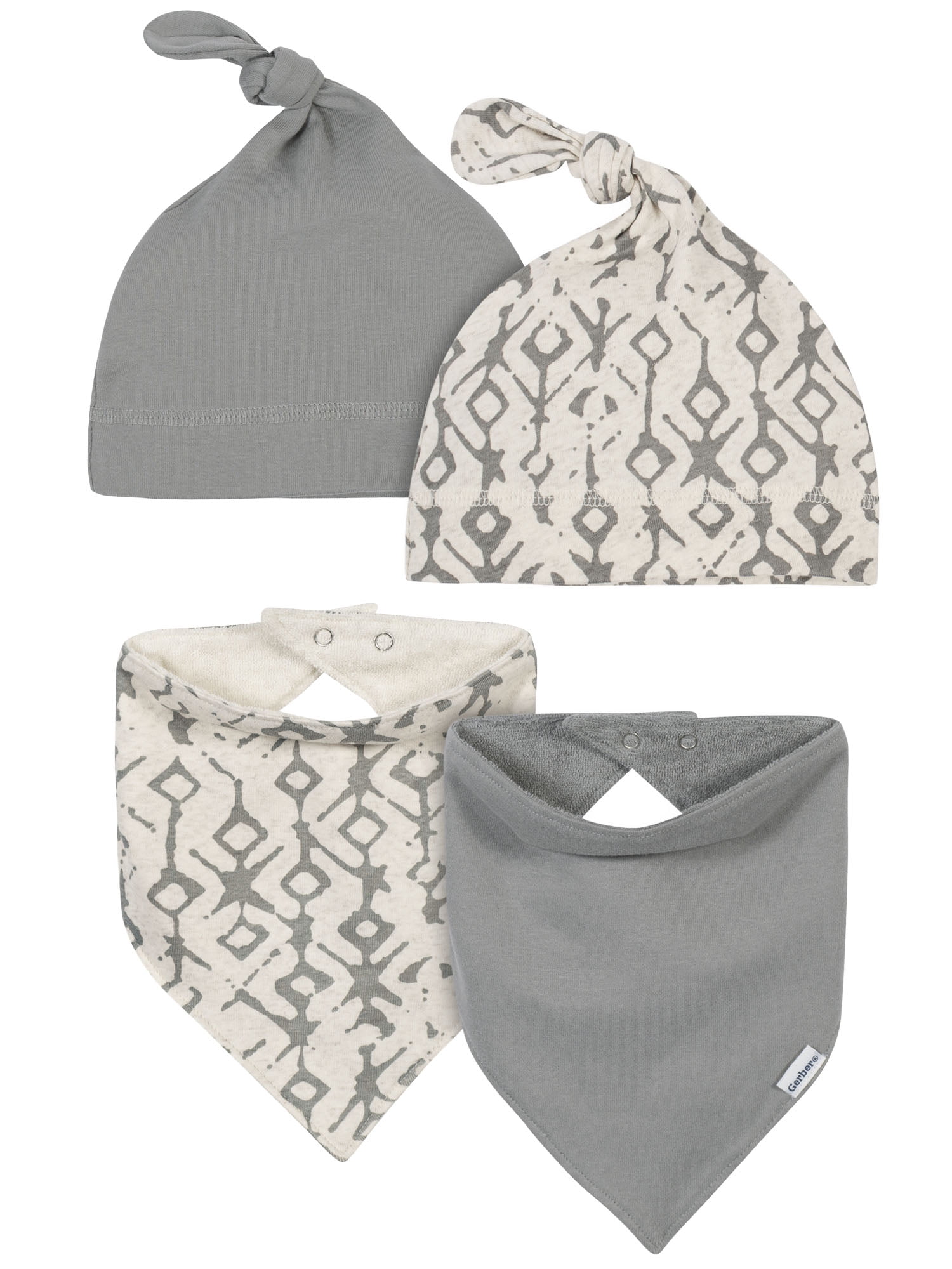 Modern Moments by Gerber Baby Boy Accessory Set, 4Piece, Newborn0/6