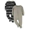 thumbnail image 1 of Modern Moments by Gerber Baby Boy, Baby Girl, & Unisex Sleep 'n Play Footed Pajamas, 2-Pack (Newborn-6/9 Months), 1 of 8