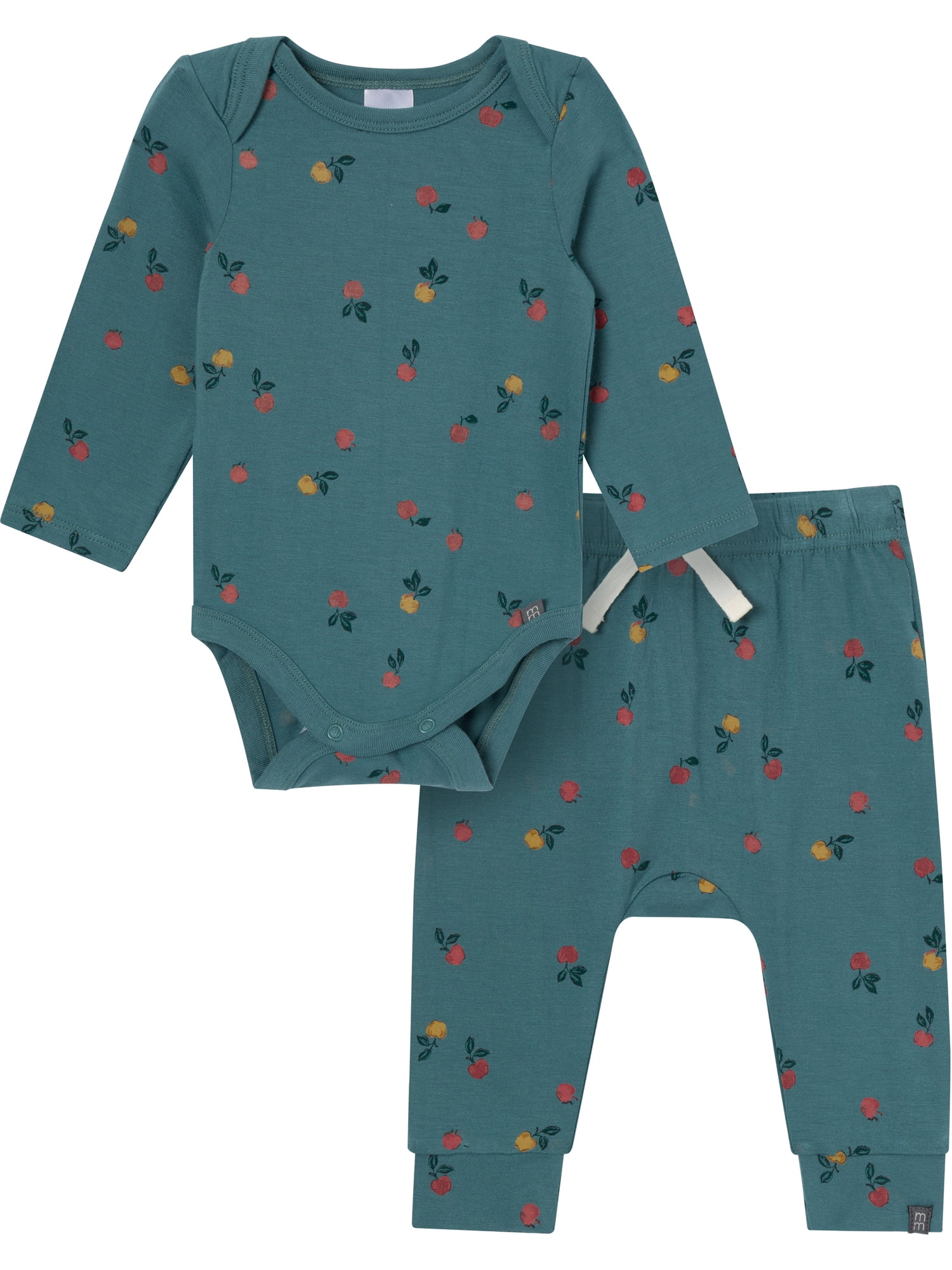 Modern Moments by Gerber Baby Boy Bodysuit and Pant Outfit Set, 2-Piece, Sizes 0/3 Months - 18 Months