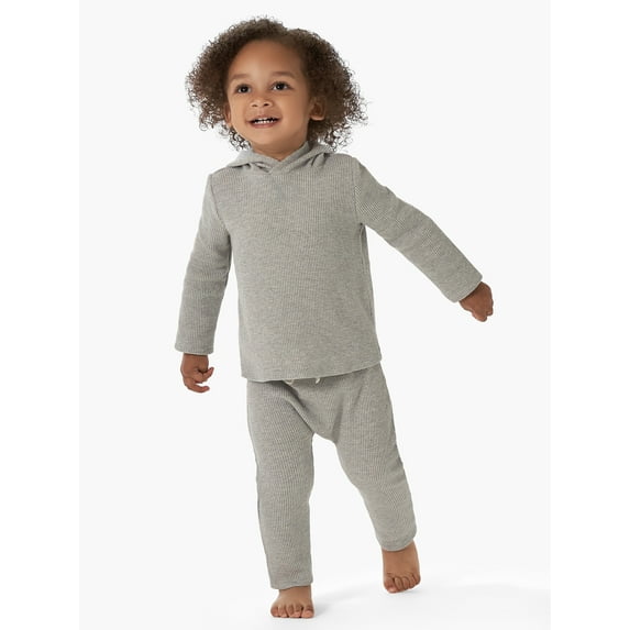 Modern Moments by Gerber Hoodie and Pant Outfit Set, 2-Piece, Sizes 0/3M-24M