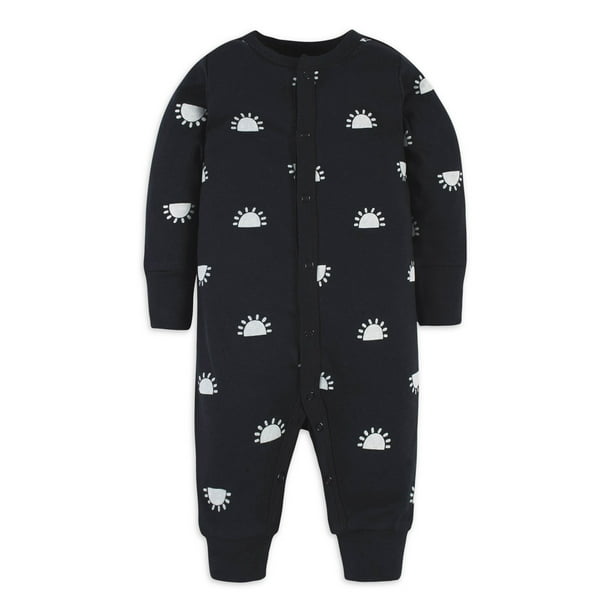 Modern Moments by Gerber Baby Boy Coverall With Mitten Cuffs, Newborn