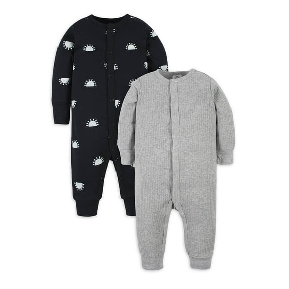 Modern Moments by Gerber Baby Boy Coveralls, 2-Pack (Newborn-12 Months)