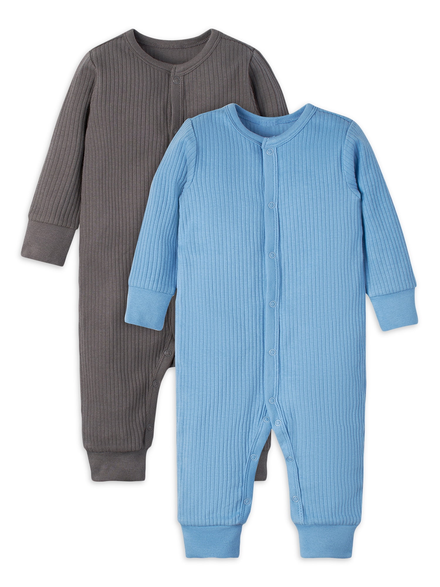 Modern Moments by Gerber Baby Boy Coveralls, 2Pack, Sizes Newborn12