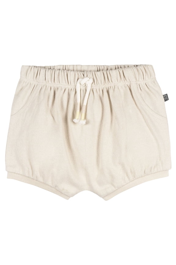 by Gerber Baby Boy Harem Bubble Organic Shorts with Drawstring, Sizes 0/3 Months - 24 Months