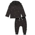 thumbnail image 1 of Modern Moments by Gerber Baby Boy Hooded Hacci Top and Pant Set, Sizes 0/3 Months - 24 Months, 1 of 8