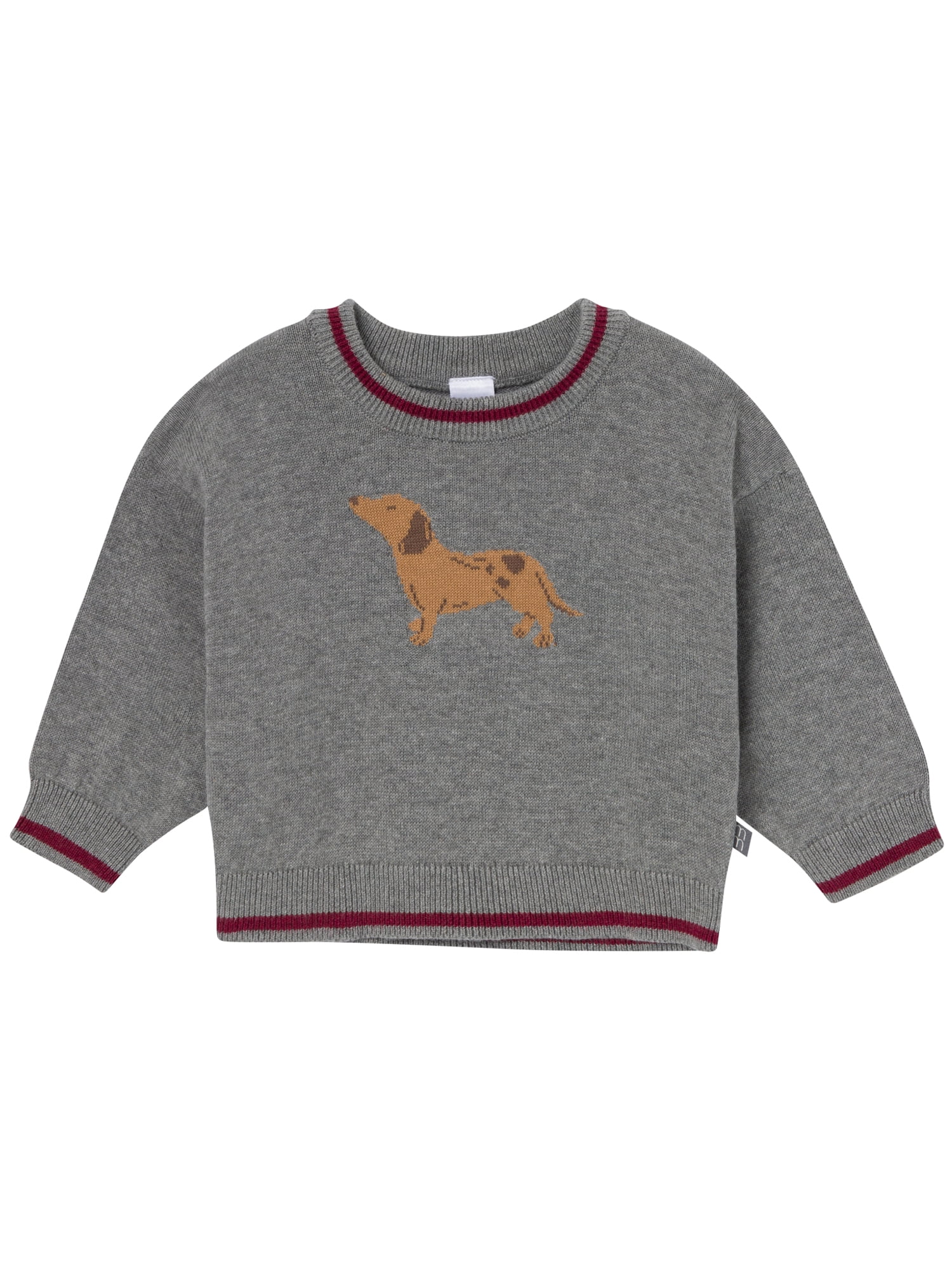 by Gerber Baby Boy Jacquard Sweater, Sizes 0/3 Months - 24 Months