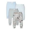 thumbnail image 1 of Modern Moments by Gerber Baby Boy Jogger Pants, 4-Pack (Newborn-24 Months), 1 of 7
