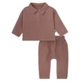 thumbnail image 1 of Modern Moments by Gerber Baby Boy Johnny Collar Top and Bottom Set, Sizes 0/3 Months - 24 Months, 1 of 13