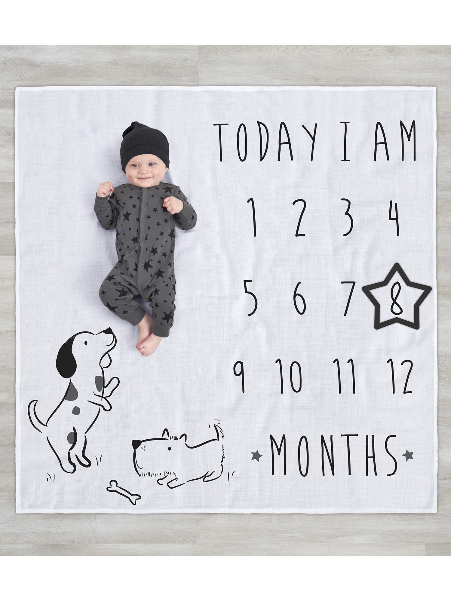 Modern Moments Baby Boy Milestone Blanket Frame Set, 2-Piece