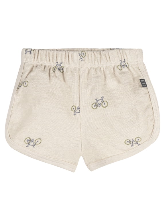 by Gerber Baby Boy Organic Shorts with Binding, Sizes 0/3 Months - 24 Months