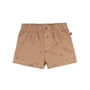 by Gerber Baby Boy Organic Shorts with Mock Pocket, Sizes 0/3 Months - 24 Months