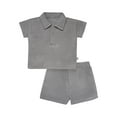 thumbnail image 1 of Modern Moments by Gerber Baby Boy Short Sleeve Shirt and Short Outfit Set, 2-Piece, Sizes 0/3 Months - 24 Months, 1 of 13