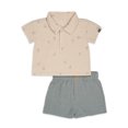 Modern Moments by Gerber Baby Boy Short Sleeve Top and Short Outfit Set