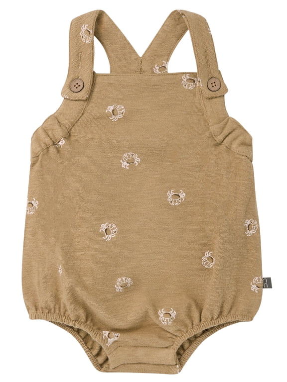 by Gerber Baby Boy Sleeveless Bubble Romper, Sizes 0/3 Months - 24 Months