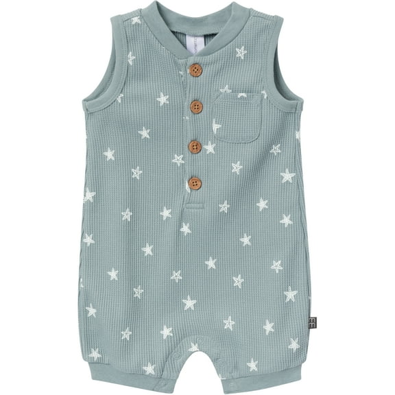 Modern Moments by Gerber Baby Boy Sleeveless Romper, Sizes 0/3 Months - 24 Months
