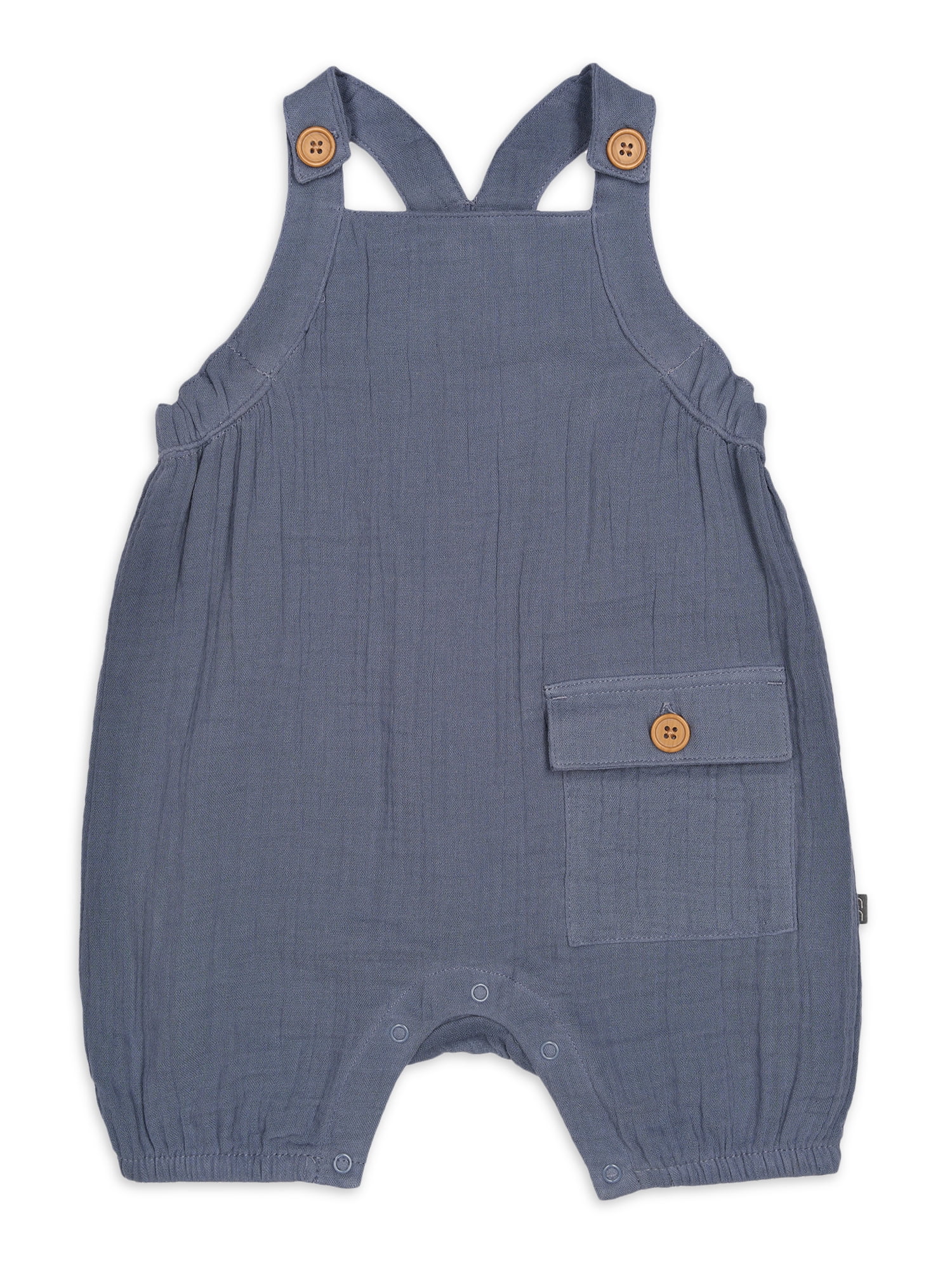 Modern Moments by Gerber Baby Boy Sleeveless Romper with Shoulder